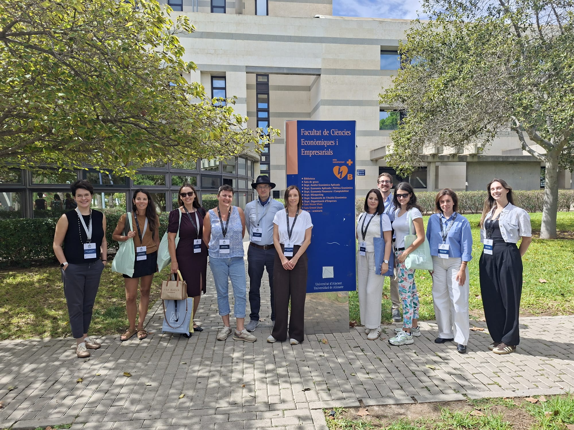 Project partners at university campus